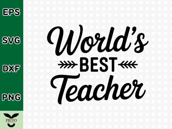 A Designer's Review of the World’s Best Teacher SVG Graphics