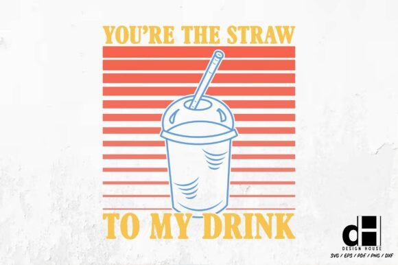 A Minimal Tropical Drink Design for Crafts & Graphics