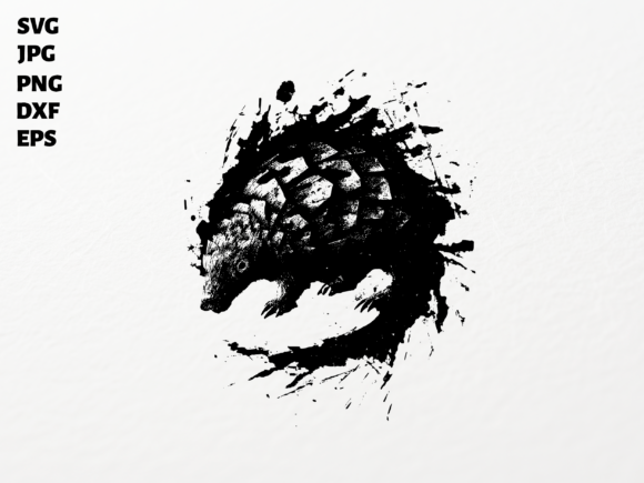 A Pangolin SVG for Authentic Craft & Graphics Branding