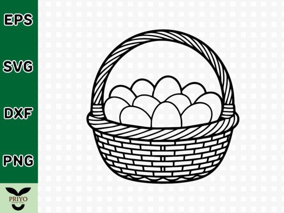 Basket with Eggs SVG: A Graphics & Crafts Review