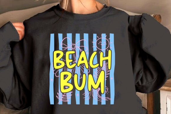 Beach Bum Retro Summer SVG: Graphics for Summer Crafts