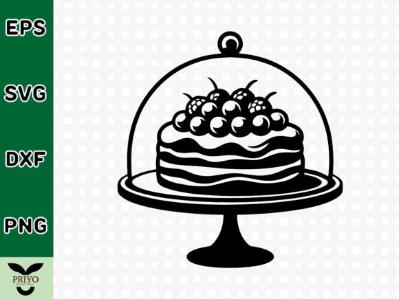 Cake Under Glass Dome SVG: A Graphics & Crafts Review