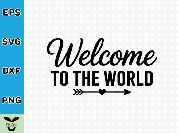 Crafting Elegant Greetings with Welcome to the World Graphics