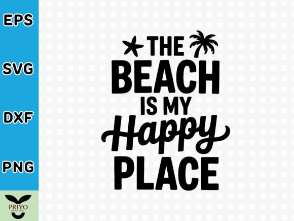 Evaluating The Beach is My Happy Place SVG for Craft and Graphics Selling