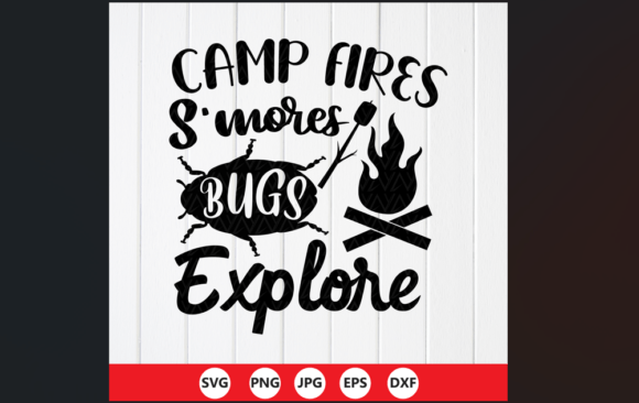 Evaluating the Campfires S mores Bugs Explore SVG Graphic Design Asset
