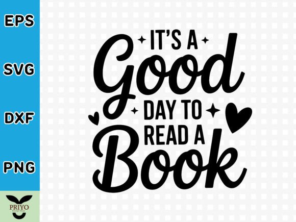 It's a Good Day to Read a Book: A Cozy Graphics Asset for Crafters