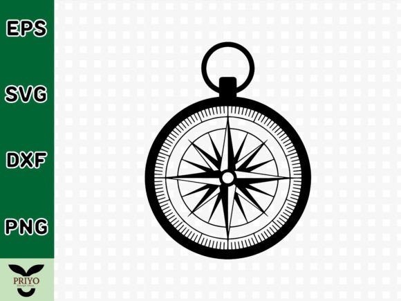 Nautical Compass Rose SVG for Crafts and Graphics