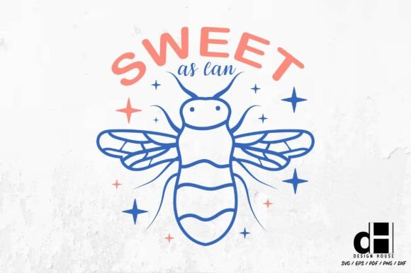 Sweet As Can Summer Bee: A Versatile Graphics Asset for Crafts