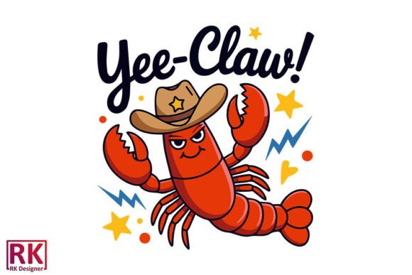 Yee-Claw Graphics: A Craft Brand’s Crawfish Season Design